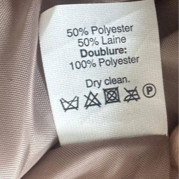 J. Crew Tan Beige Wool Blend City Coat Mid length Womens Sz 0P - Picture 9 of 11